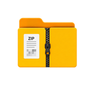Step 3 — zipped file ready to download